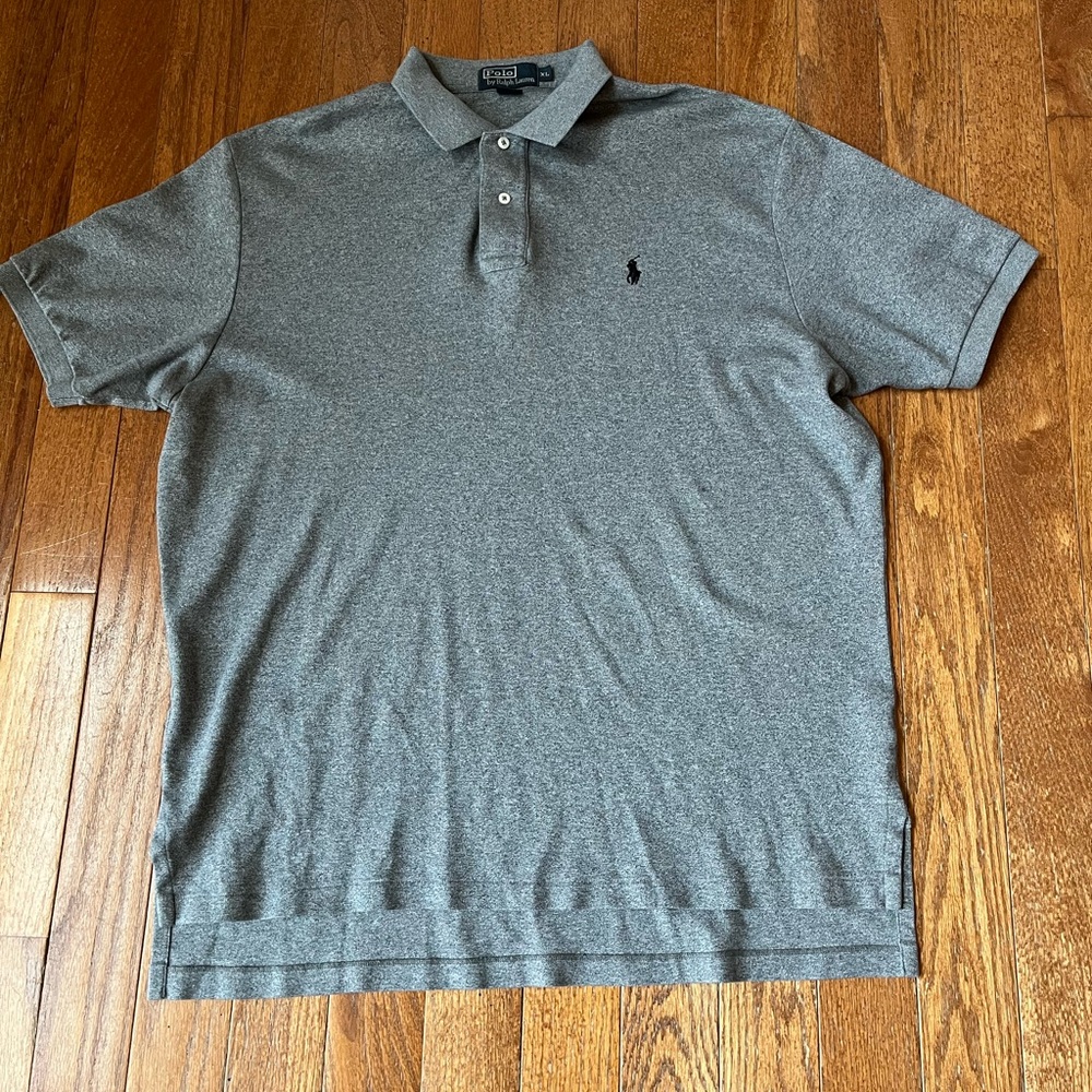 EUC - Men’s Polo by Ralph Lauren, Gray, XL